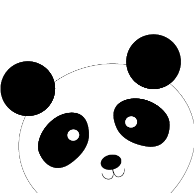 Adorno reversible gde Panda